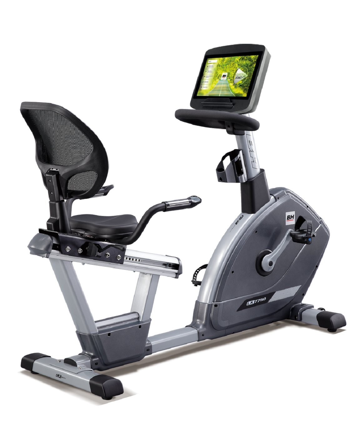 必艾奇BH商用程控臥式腳踏車 (16寸觸摸屏)H775BM_TV